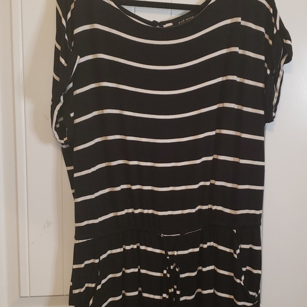 Rae Mode Super Soft Drawstring Waist Romper - image 3